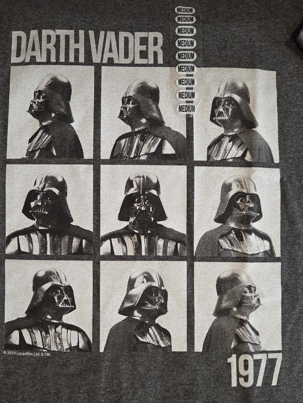 *NWT* Darth Vader Graphic Tee - Charcoal Gray